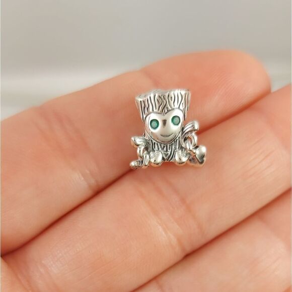 925 Silver Groot Marvel Charm - Picture 4 of 8